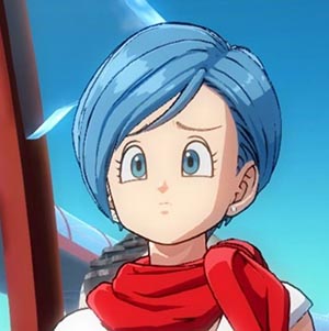 Bulma from Dragon Ball FighterZ voiced by Monica Rial