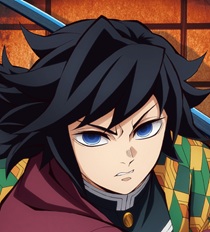 GIYU TOMIOKA - Character from Demon Slayer: Kimetsu no Yaiba Infinity Castle (2025)