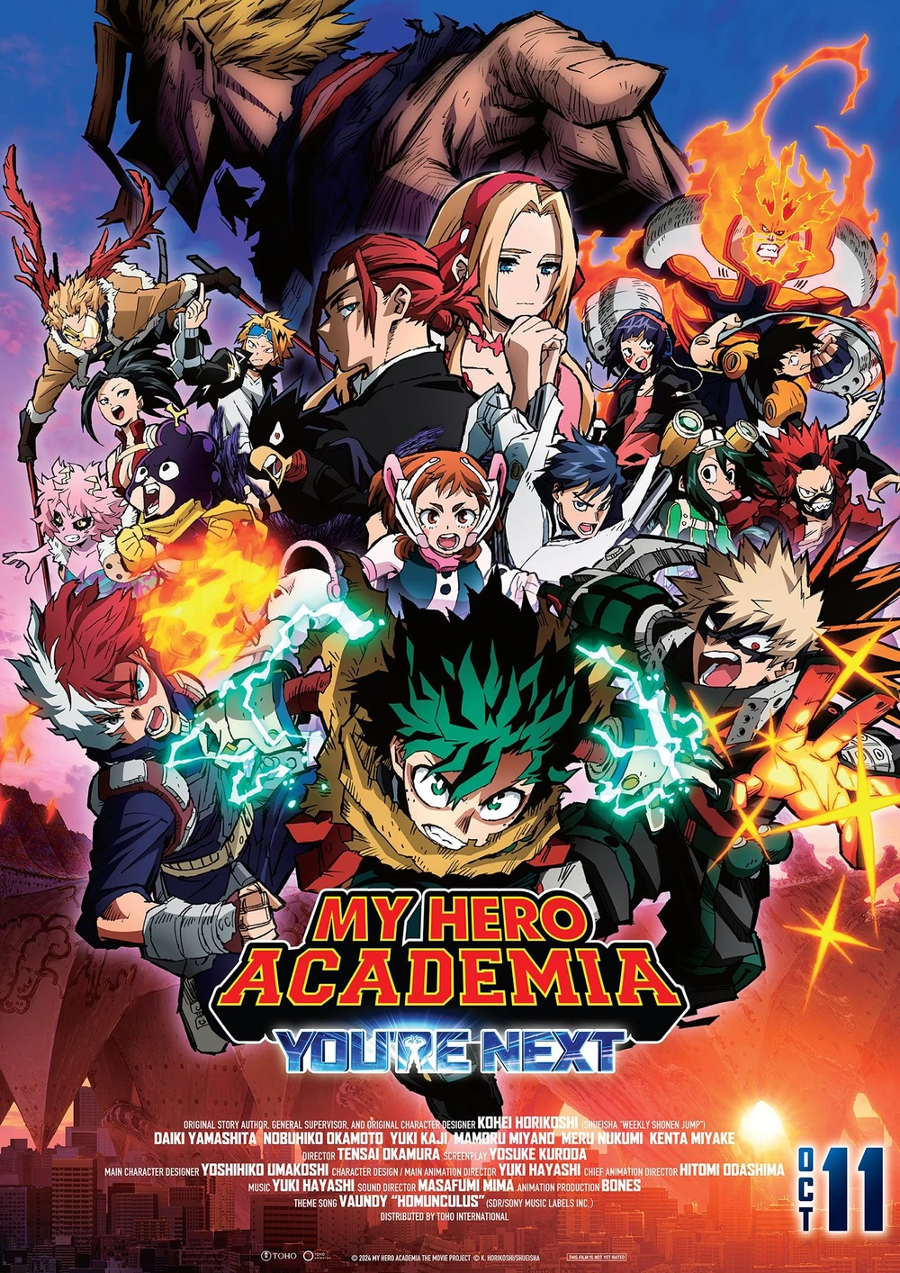 My Hero Academia: You’re Next - Animation Voice Cast