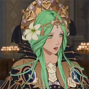 Rhea from Fire Emblem Warriors: Three Hopes voiced by Kikuko Inoue