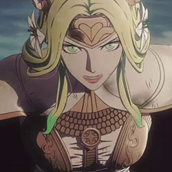 Seiros from Fire Emblem Warriors: Three Hopes voiced by Kikuko Inoue