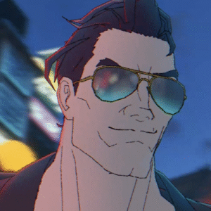 Kuraku, Man of Steel - Character from Batman Ninja vs. Yakuza League (2025)