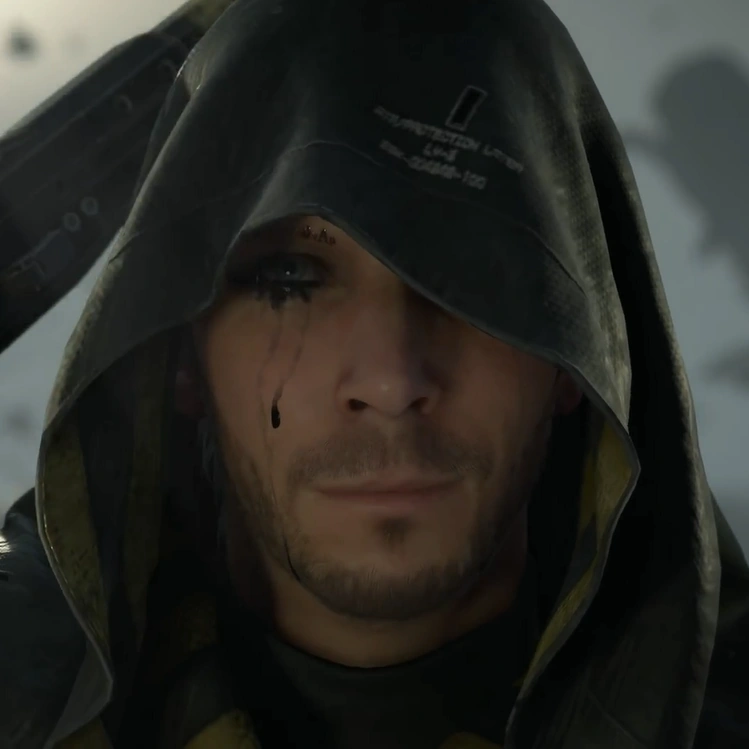 Higgs Monaghan from Death Stranding voiced by Troy Baker