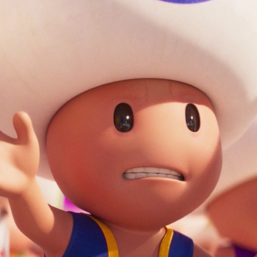 blue toad - The Super Mario Bros. Movie character
