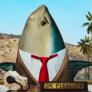 JK Fishlips - Character from THE SPONGEBOB MOVIE: SEARCH FOR SQUAREPANTS