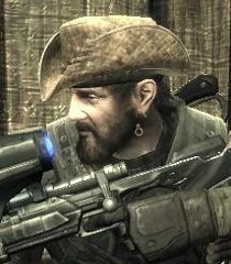 Dizzy Wallin - Character from Gears of War 2