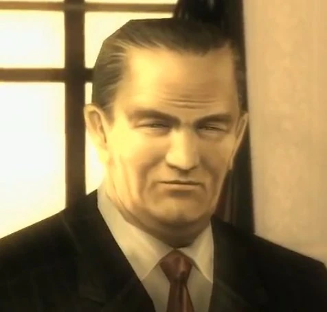Lyndon B. Johnson from Metal Gear Solid 3: Snake Eater voiced by Richard McGonagle