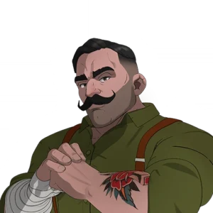 Punch-Up - Character from Dispatch