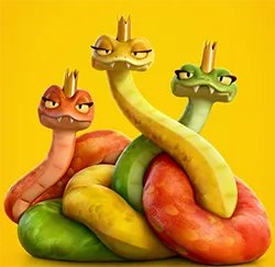 Reptile Queens - Character from Hoppers (2026)