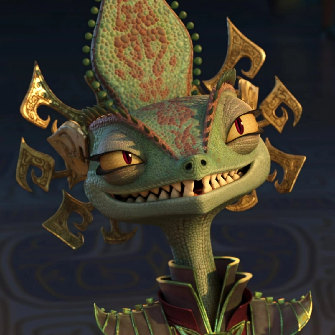 Chameleon - Kung Fu Panda 4 character