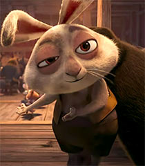 Disheveled Bunny - Character from Kung Fu Panda 4