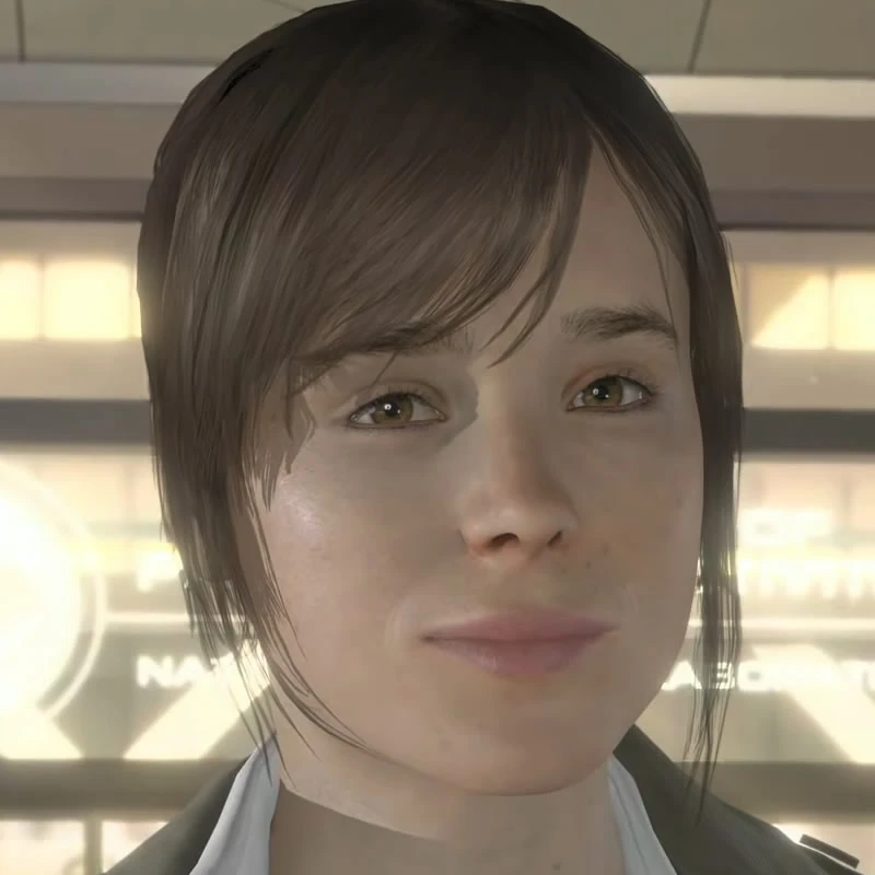 Jodie Holmes from Beyond: Two Souls voiced by Elliot Page