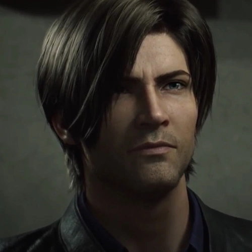 Leon S. Kennedy from Resident Evil: Infinite Darkness voiced by Nick Apostolides