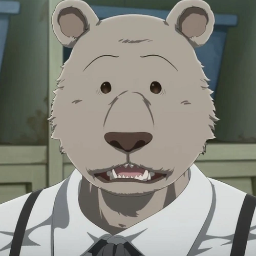 Riz from Beastars voiced by Patrick Seitz
