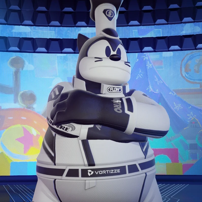 Steamboat Pete from Disney Speedstorm voiced by Jim Cummings