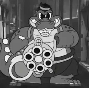 Vic Gatore from Mouse: P.I. For Hire (tough alligator gangster) voiced by Guy Cunningham