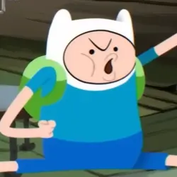 Finn the Human from Adventure Time: Side Quests voiced by Sasha Knight