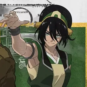 Toph Beifong from Avatar Aang: The Last Airbender